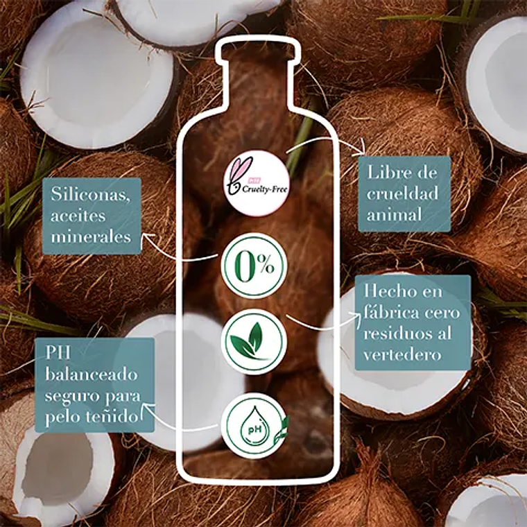 Shampoo Herbal Essences Hidrata Agua de Coco 400ml 6