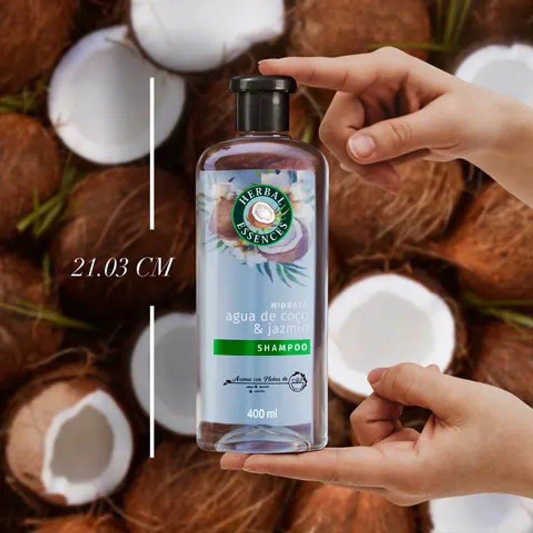 Shampoo Herbal Essences Hidrata Agua de Coco 400ml 8