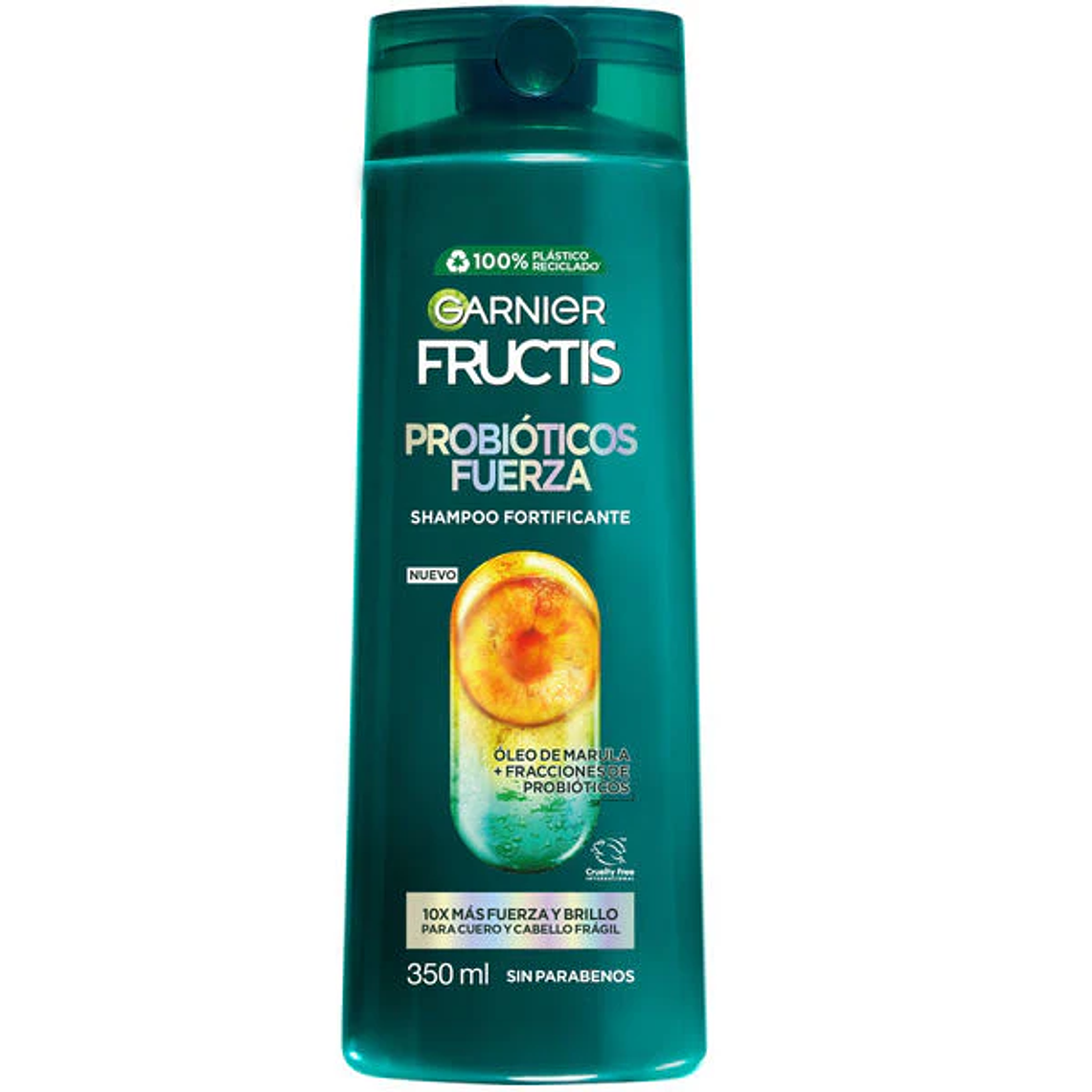 Shampoo Fructis Probioticos Fuerza 350ml 2