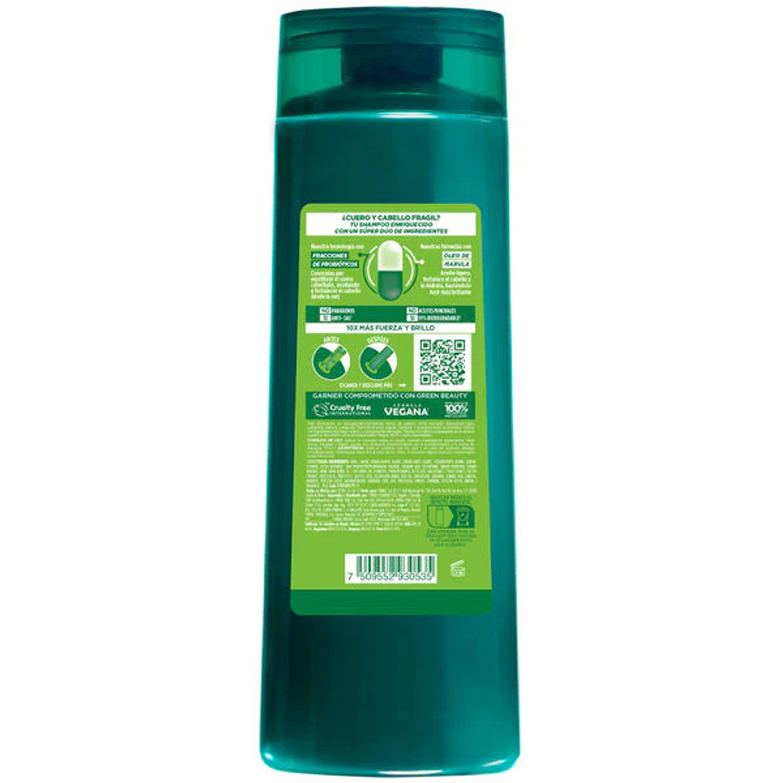 Shampoo Fructis Probioticos Fuerza 350ml 3