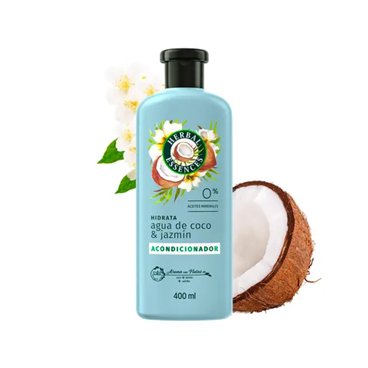 Acondicionador Herbal Essences Hidrata Agua de Coco 400ml 1