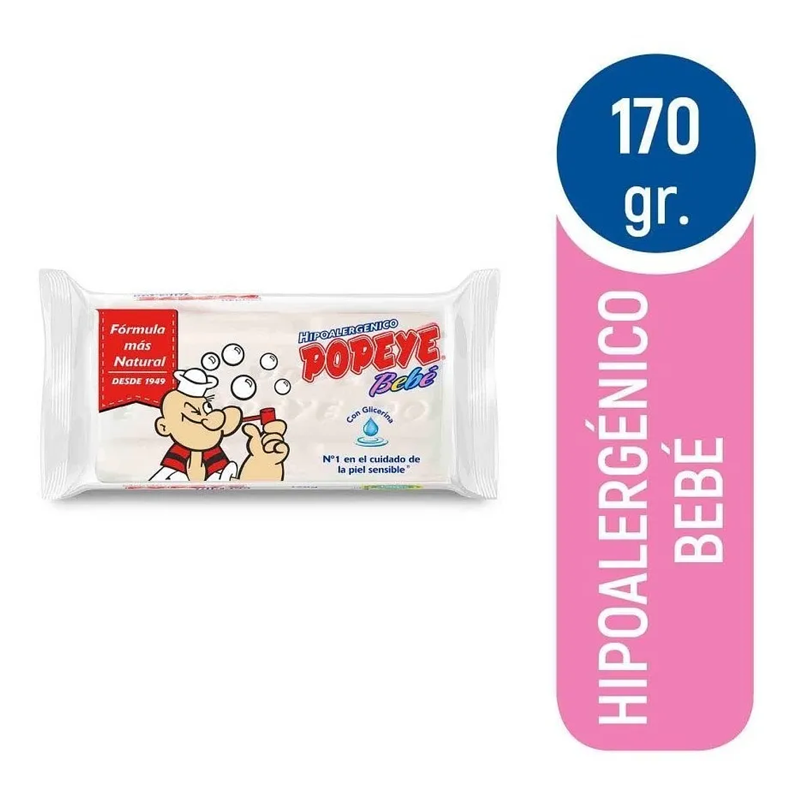 Jabón De Lavar Popeye Bebe 170gr 1
