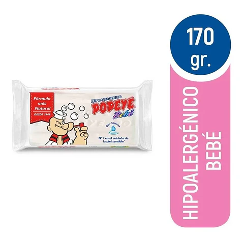 Jabón De Lavar Popeye Bebe 170gr