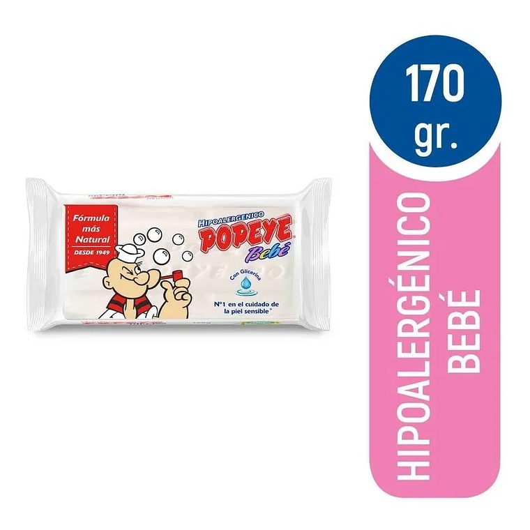 Jabón De Lavar Popeye Bebe 170gr 1