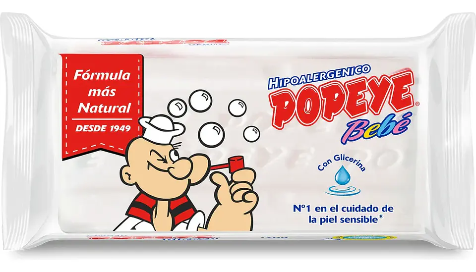 Jabón De Lavar Popeye Bebe 170gr 2