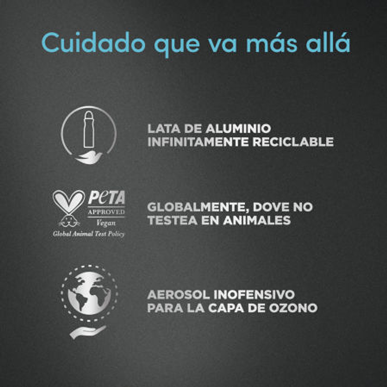 Dove desodorante Aerosol Invisible Dry Varon 150 ml 4