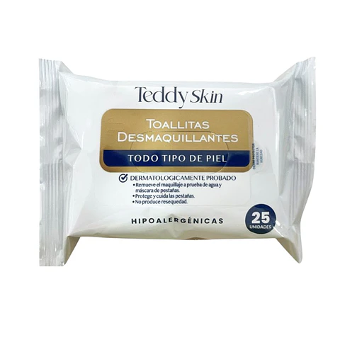 Toallitas Desmaquillantes Teddy Skin | Hipoalergénicas y Suaves