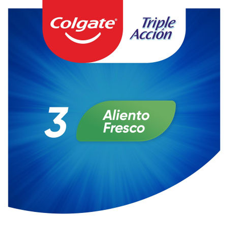 Pasta Dental Triple Acción Menta Original 100 ml Colgate 6
