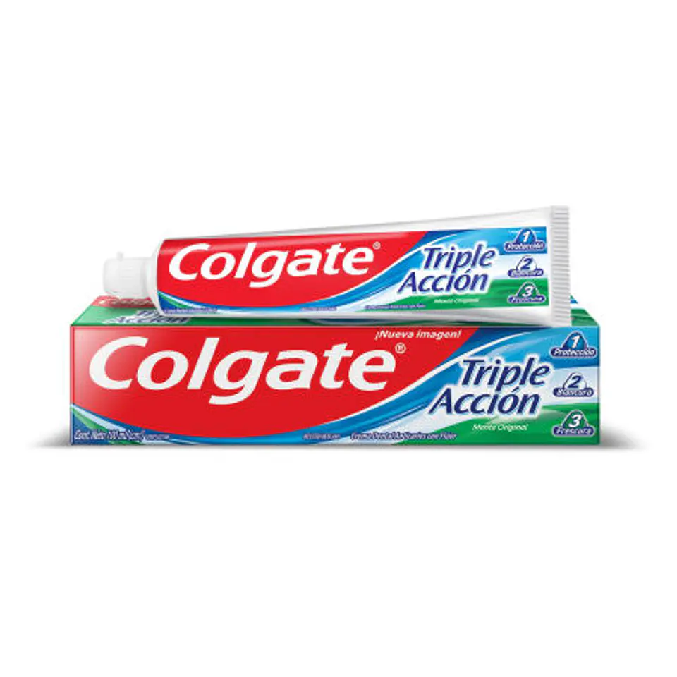 Pasta Dental Triple Acción Menta Original 100 ml Colgate 2