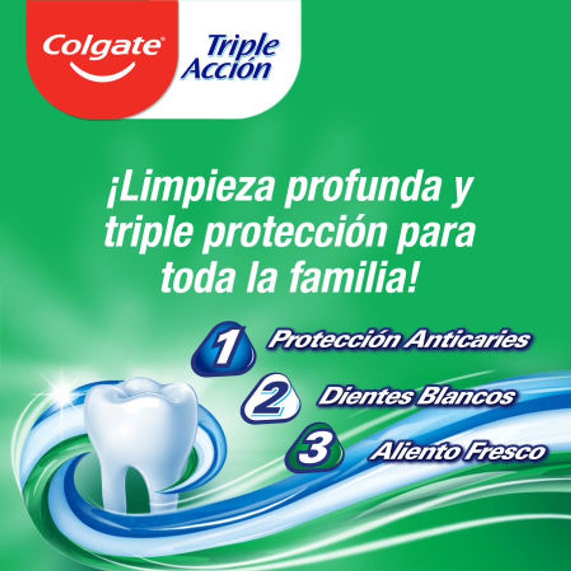 Pasta Dental Triple Acción Menta Original 100 ml Colgate 8