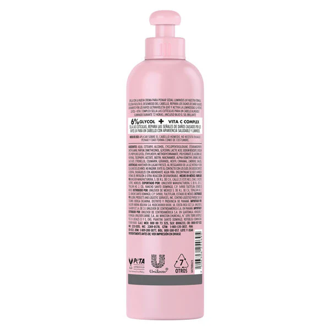 Crema de Peinar Sedal Glycol + Vitamina C 300ml 2