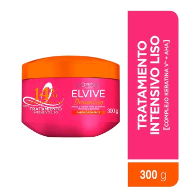 Crema de Tratamiento Elvive Dream Liso Keratina 300g 1