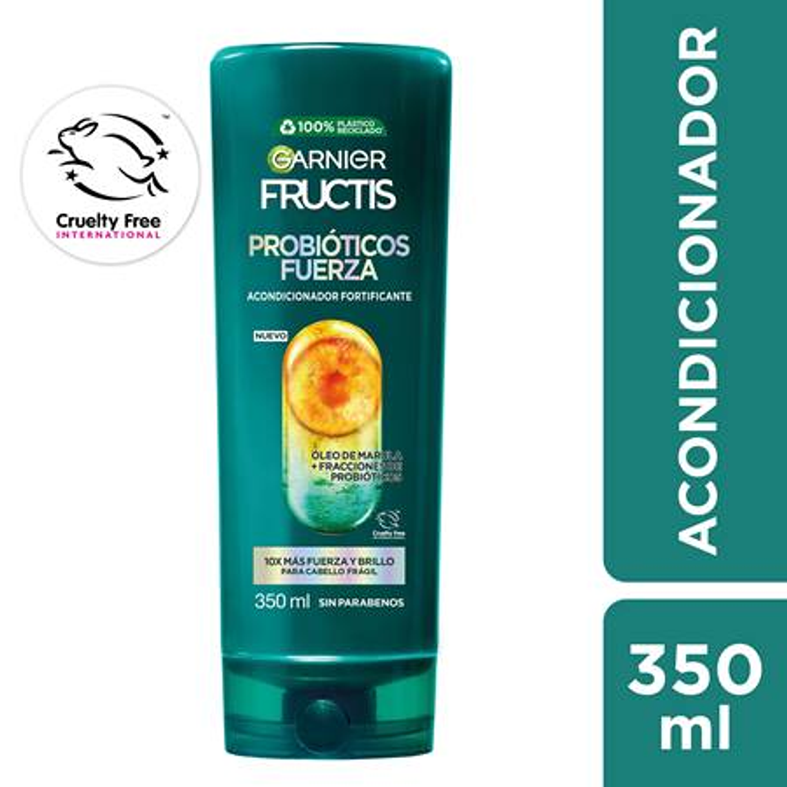 Acondicionador Fructis Probioticos Fuerza 350ml 1