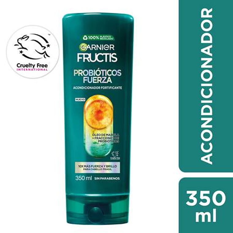 Acondicionador Fructis Probioticos Fuerza 350ml 1