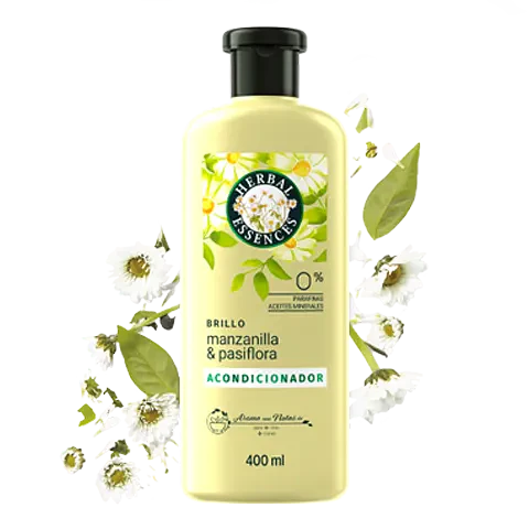 Acondicionador Herbal Essences Brillo Manzanilla y Pasiflora 400ml