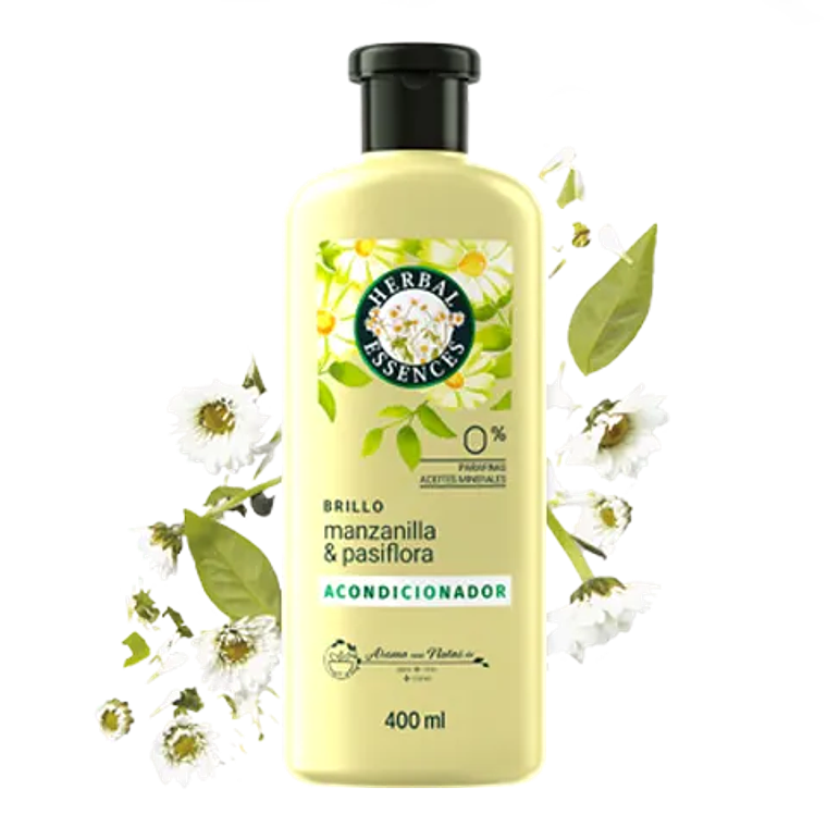Acondicionador Herbal Essences Brillo Manzanilla y Pasiflora 400ml 1