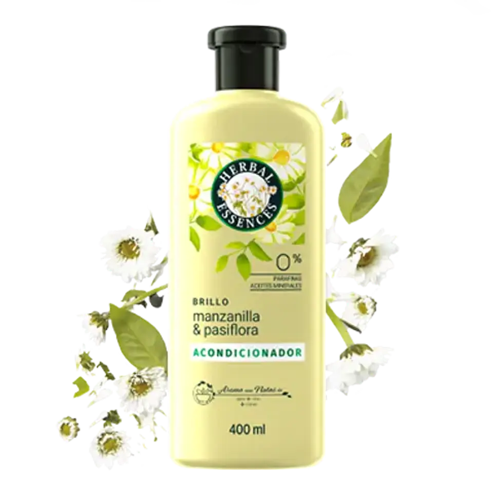 Acondicionador Herbal Essences Brillo Manzanilla y Pasiflora 400ml 1