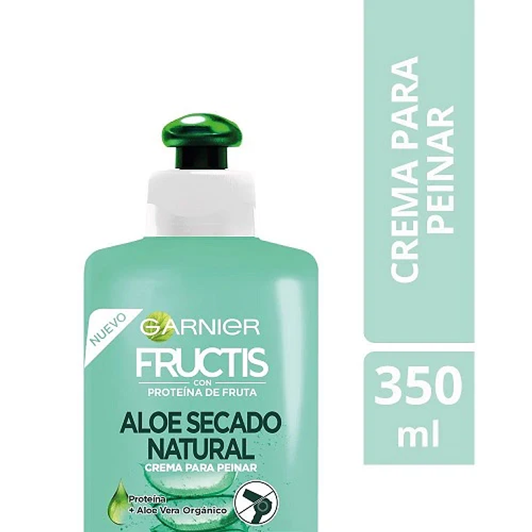 Crema de peinar Fructis Aloe secado natural 300ml 1