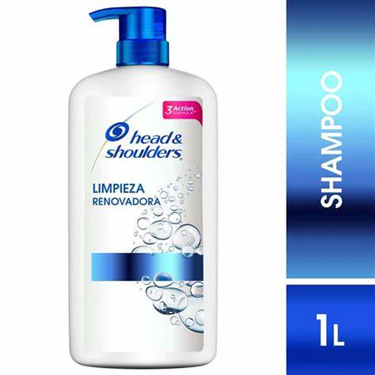 Shampoo Head & Shoulders Limpieza Renovadora 1000ml (1 unidad) 1