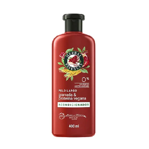 Acondicionador Herbal Essences Granada & proteina vegana 400ml