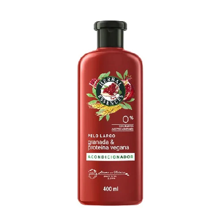 Acondicionador Herbal Essences Granada & proteina vegana 400ml 1
