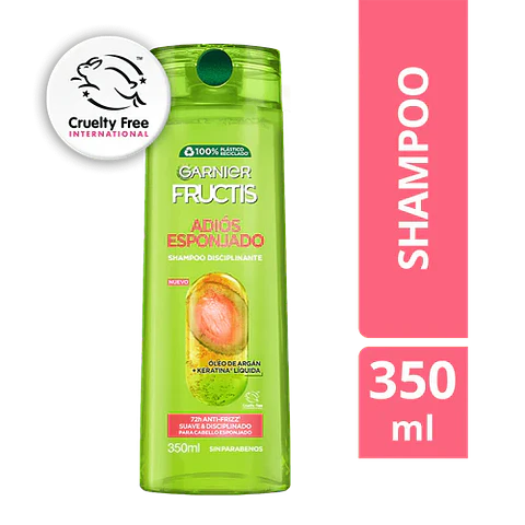 Shampoo Fructis Adiós Esponjado 350ml