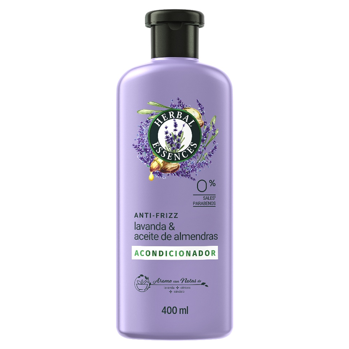 Acondicionador Herbal Essences Lavanda & aceite de almendras 400ml 1