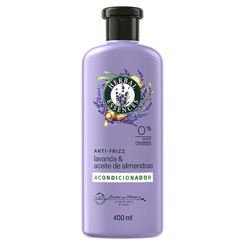 Acondicionador Herbal Essences Lavanda & aceite de almendras 400ml