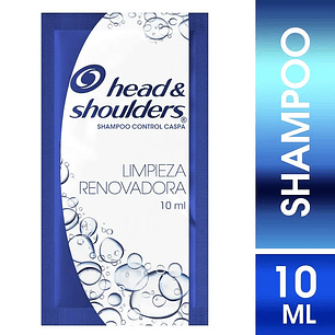 Pack x 24 Shampoo Head & Shoulders Limpieza renovadora sachet 10ml