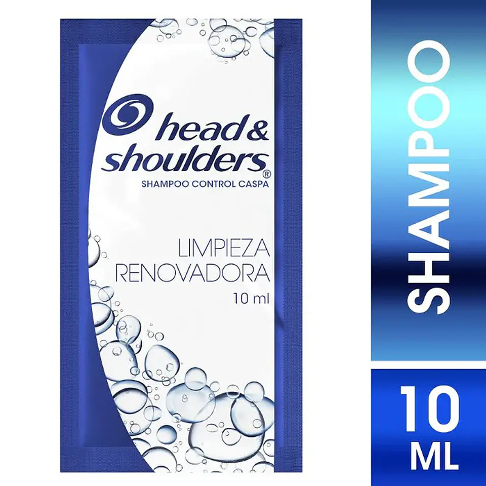 Pack x 24 Shampoo Head & Shoulders Limpieza renovadora sachet 10ml 1