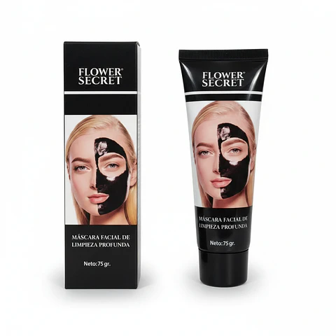 Mascara Facial Limpieza Profunda Flower Secret 75g