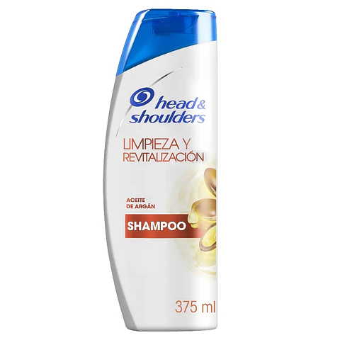 Shampoo Control Caspa Limpieza y Revitalización Aceite de Argán 375 ml