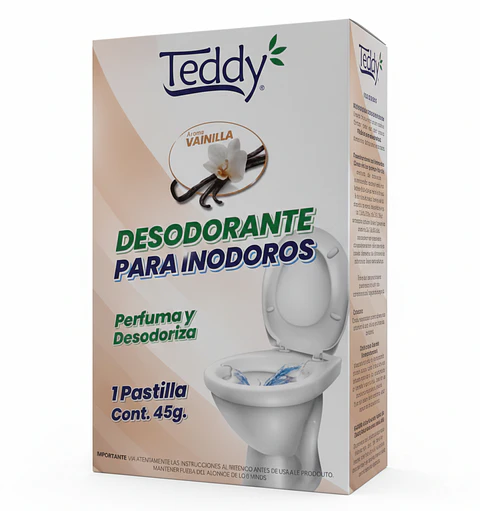 Desodorante para Inodoro Teddy Vainilla 45 Gr.