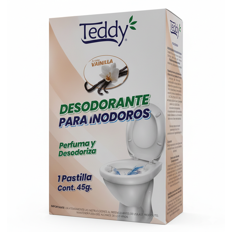 Desodorante para Inodoro Teddy Vainilla 45 Gr. 1