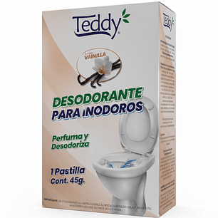 Desodorante para Inodoro Teddy Vainilla 45 Gr.