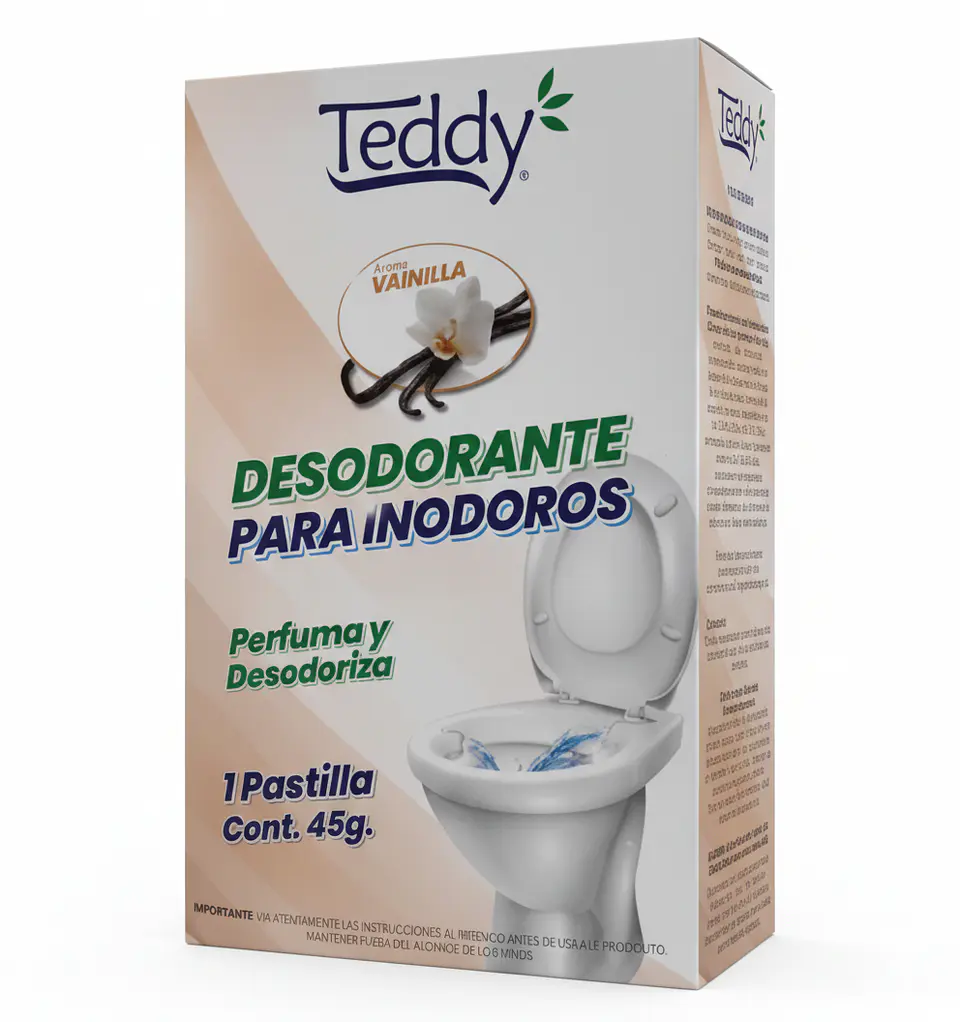 Desodorante para Inodoro Teddy Vainilla 45 Gr. 1