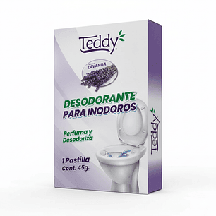 Desodorante Para Inodoro Teddy Lavanda 45 Gr.