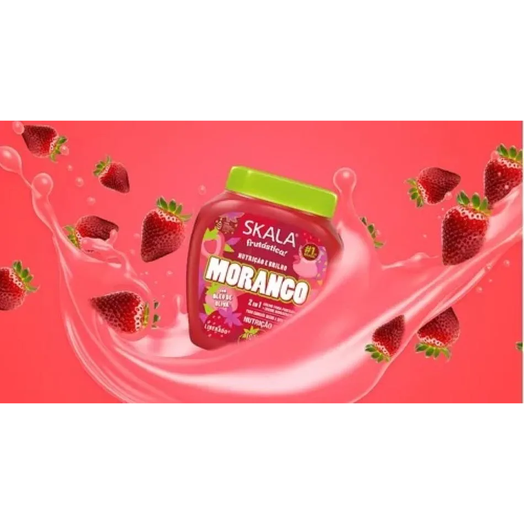 Mascara Capilar Morango Fresa 1kg Skala 3