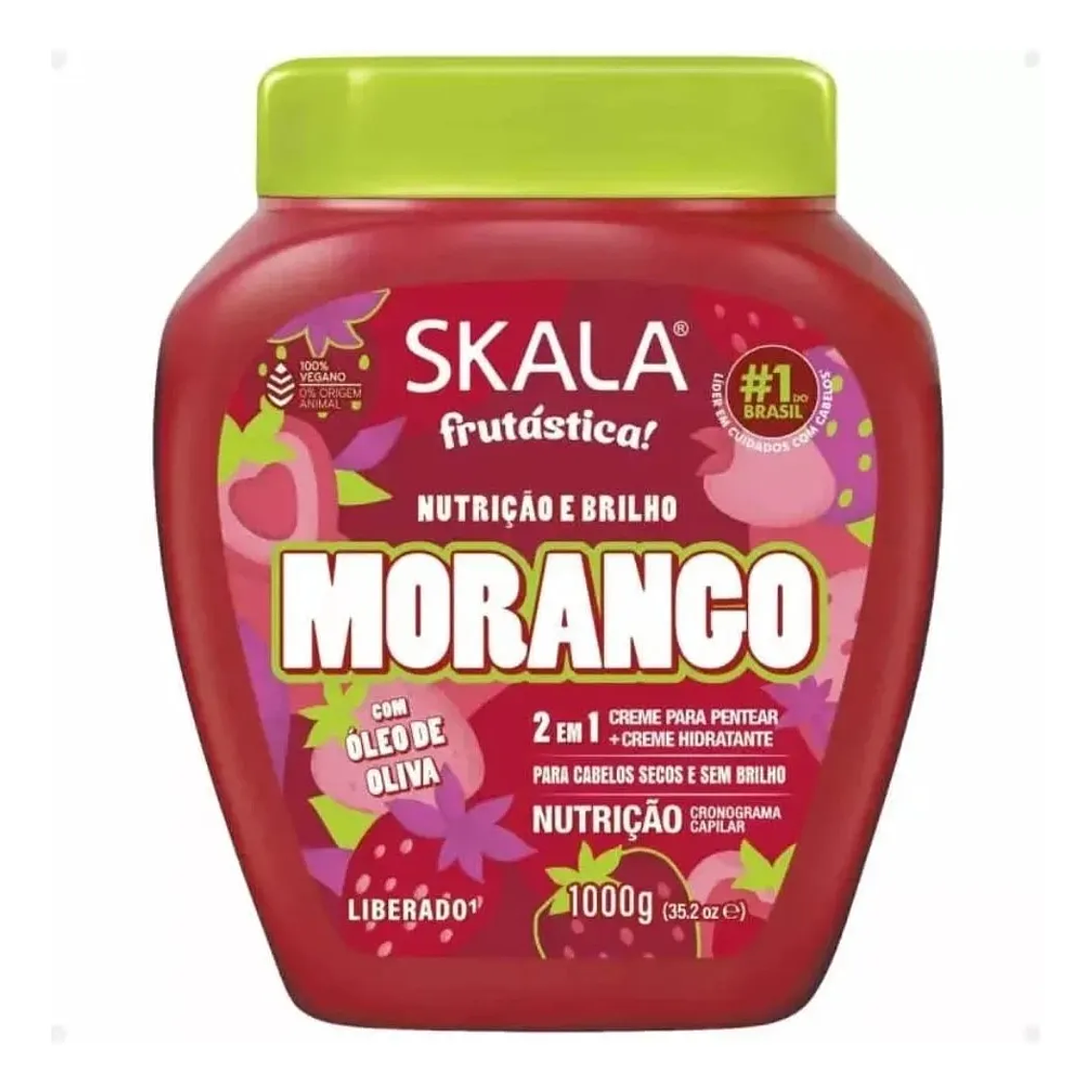 Mascara Capilar Morango Fresa 1kg Skala 1