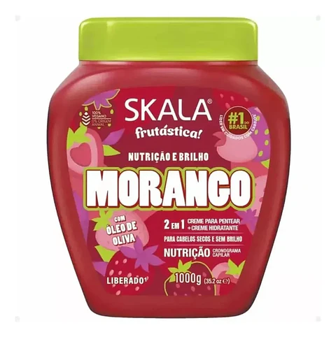 Mascara Capilar Morango Fresa 1kg Skala