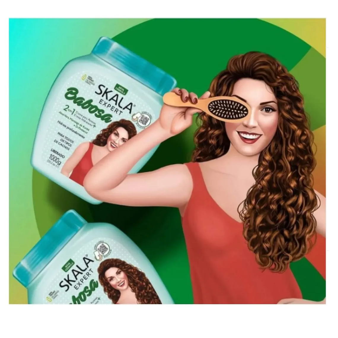 Mascarilla Skala Babosa Aloe Vera 1 kg – Hidratación y Brillo para Rizos 2