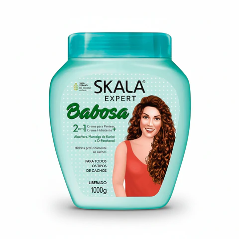 Mascarilla Skala Babosa Aloe Vera 1 kg – Hidratación y Brillo para Rizos
