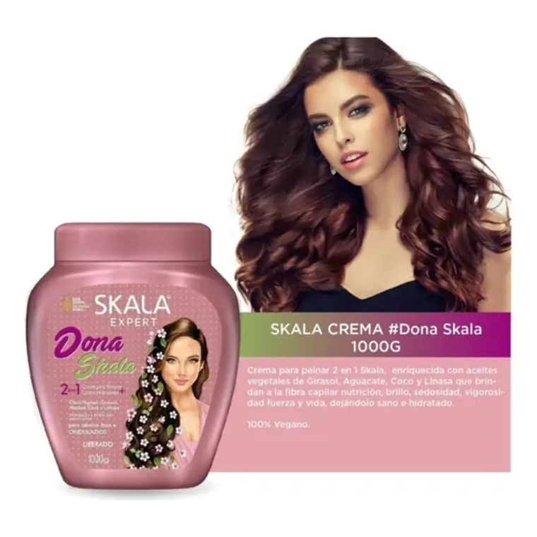 Mascara Skala 2 En 1 Dona 1000 G Nutricion Y Brillo 3