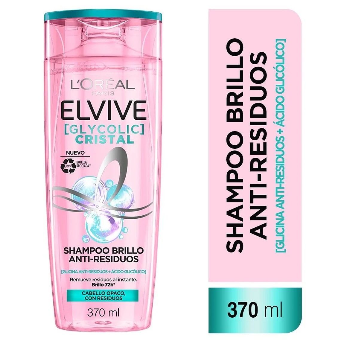 Shampoo Elvive Brillo Cristal 370ml 1