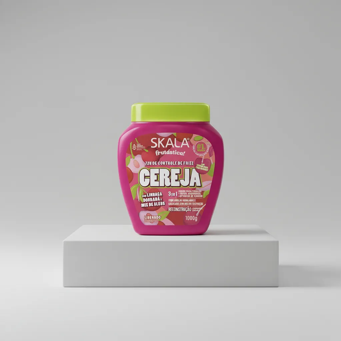 Skala Tratamiento Mascara Pelo Vegana 1 Kg Cereja Brasil 2