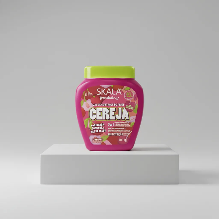 Skala Tratamiento Mascara Pelo Vegana 1 Kg Cereja Brasil 2
