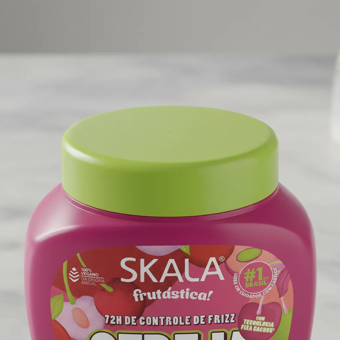 Skala Tratamiento Mascara Pelo Vegana 1 Kg Cereja Brasil 3