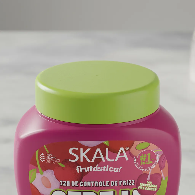 Skala Tratamiento Mascara Pelo Vegana 1 Kg Cereja Brasil 3