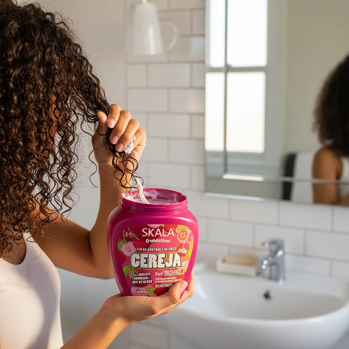 Skala Tratamiento Mascara Pelo Vegana 1 Kg Cereja Brasil 4