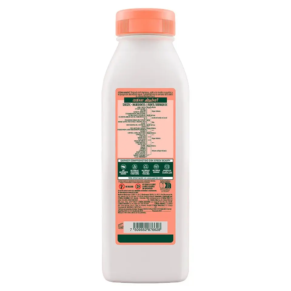 Acondicionador Fructis Hair Food Piña 300ml 2